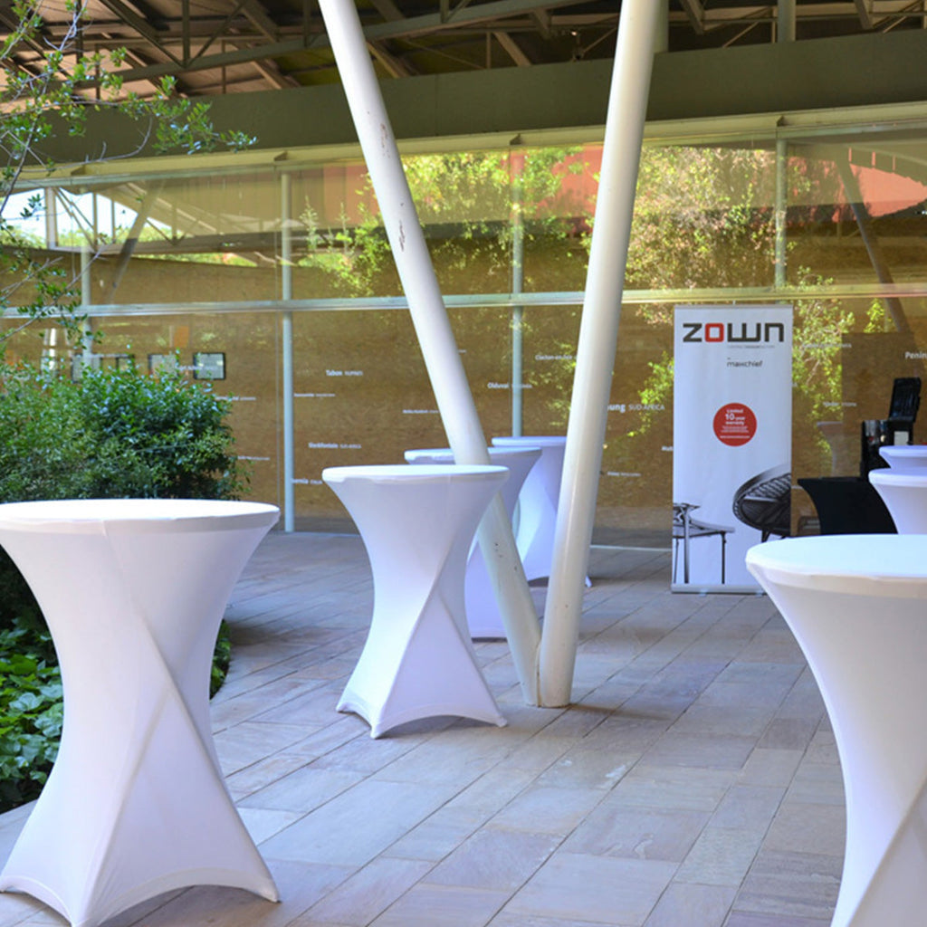 Cocktail/ståborde - Ø80 cm (3-5 personer)