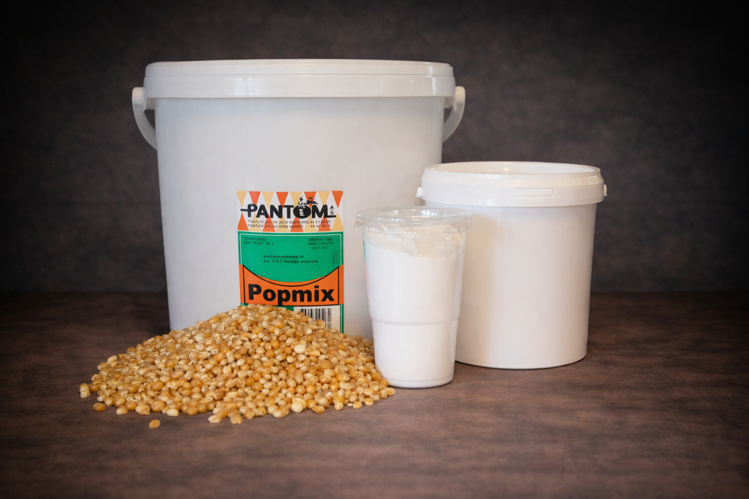 Popcorn-mix - 250 portioner a 0,5 liter